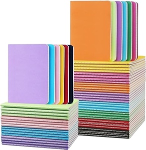 Juego a granel de 60 Mini Cuadernos de bolsillo de 3,5x5,5 pulgadas, 30 hojas/60 páginas, libretas coloridas para niños, diario forrado pequeño para niños - Product Image 1