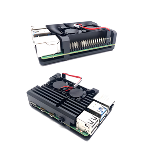 <strong>Raspberry</strong> <strong>PI</strong> 4B Metal <strong>case</strong> Aluminum alloy <strong>case</strong> with dual fan efficient heat dissipation protective <strong>case</strong> 3B model optional - Product Image 5