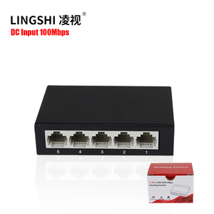 DC5v 5 porta comune Ethernet interruttore di rete Plug and Play stabile non gestito 100mbps Switch di rete No Poe per Computer da ufficio - Product Image 1