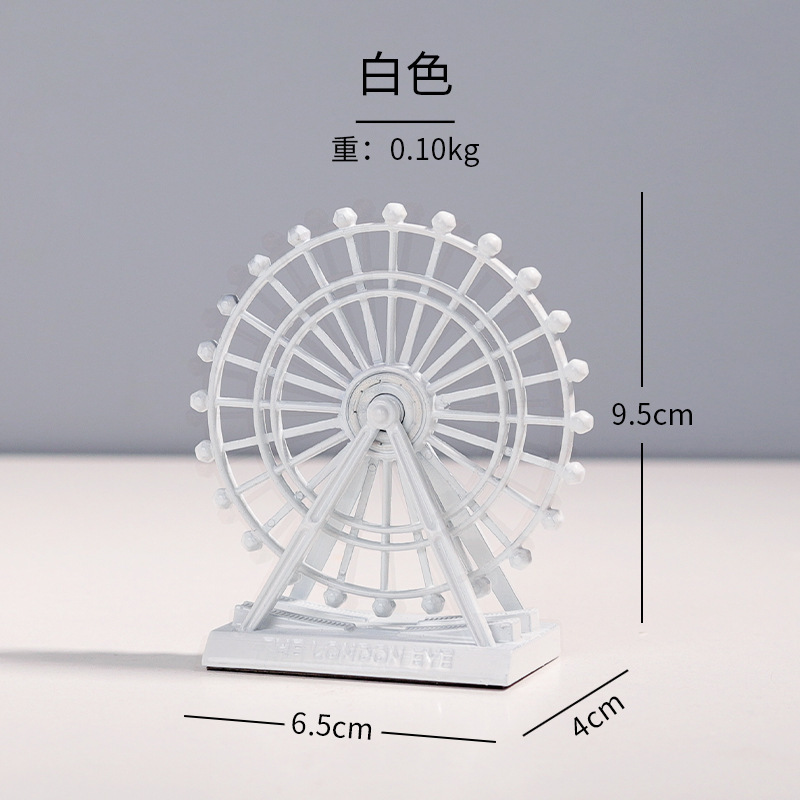Petits ornements blancs de grande roue