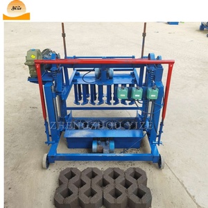 Maquinaria de construcción de ladrillos entrelazados de cemento, Manual, pequeño, bloques de hormigón, máquina de fabricación, precio a la venta - Product Image 3