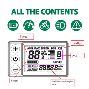 Computador de bicicleta S866 <span class=keywords><strong>Digital</strong></span> com preto branco LCD velocidade quilometragem Display para ciclismo de estrada Feito de liga de alumínio - Product Image 3