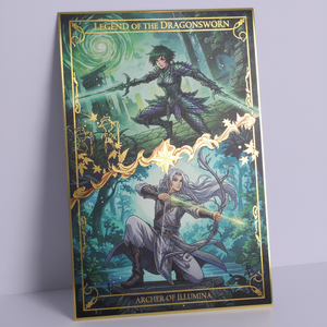 Tùy Chỉnh Phim Hoạt Hình Lá Vàng Nghệ Thuật In Nghệ Thuật Kỹ Thuật Số Giấy Áp phích Truyện Tranh Trò Chơi/Phim Nhân Vật Cuốn Sách Minh Họa Quà Tặng Tường Trang Trí Nội Thất Áp Phích - Product Image 5