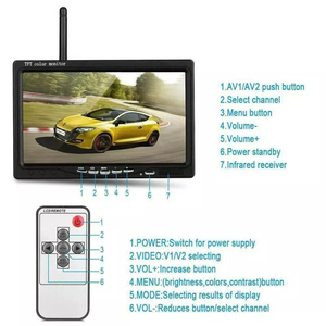 Truck <strong>Wireless</strong> <strong>Camera</strong> Kit Waterproof 18IR Night Vision Rear View <strong>Backup</strong> <strong>Camera</strong> 7 Inch <strong>Wireless</strong> Monitoring <strong>System</strong> for <strong>RV</strong> Truck - Product Image 4