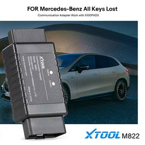 XTOOL M821 M822メルセデスベンツアダプターKC501/X100 Pad3/X100 Maxキープログラマーすべてのキーが失われた - Product Image 6