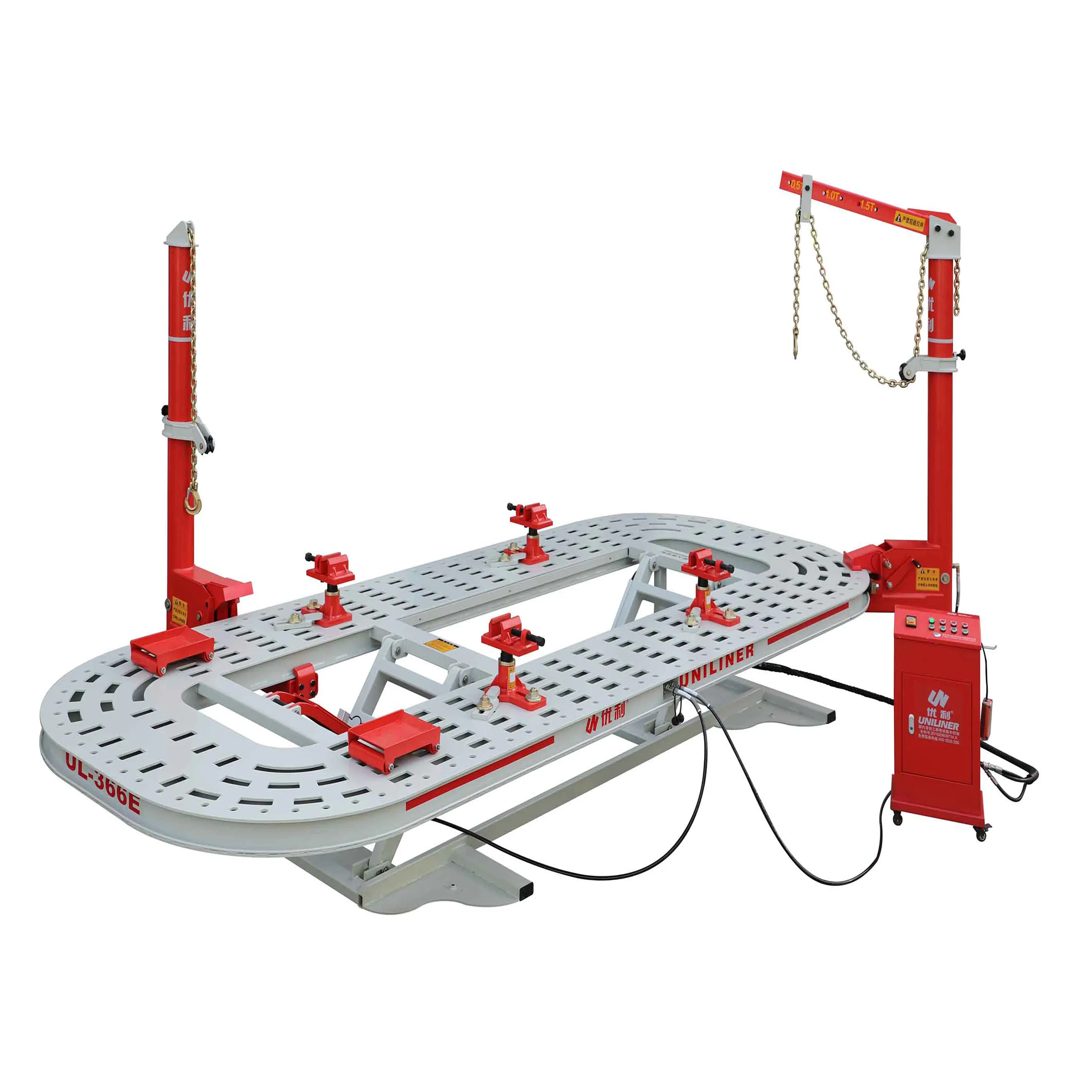 Máquina de endireitamento de quadro UL-366E, máquina de tração para carros, plataforma endireitada, ferramentas para carroceria, amortecedor negativo