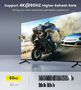HD MI Switcher 4K 60HZ HDCP HDMI 2,1 Switch 1x2 2x1 Adaptador 2 en 1 salida Convertidor bidireccional - Product Image 6