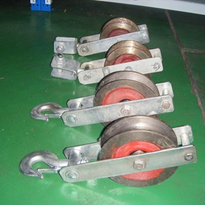 Cable Ground <strong>Stringing</strong> Roller Pulley <strong>Block</strong> for Power Transmission Grounding Wire