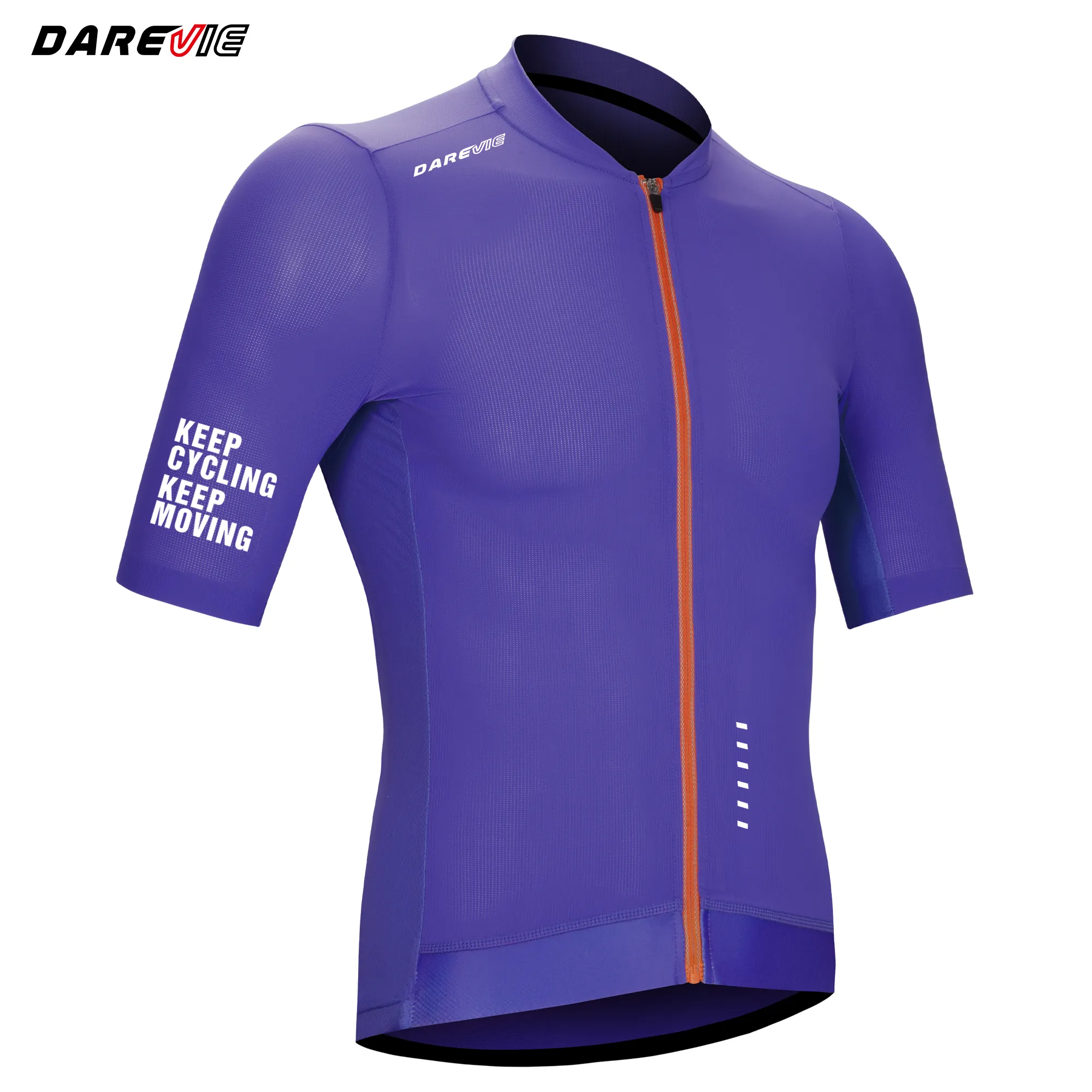 Darevie individuelles 7-farben reflektierendes reißverschluss-fahrradtrikot herren mtb radshirts radshirts fahrradtrikot individuelles logo