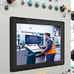 21.5 pollici IP65 impermeabile industriale incorporato Touch Screen Monitor resistenza capacitiva Mini PC Fanless HD schermo LCD Monitor - Product Image 2