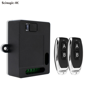 Ricevitore Wireless 433Mhz telecomando AC 85-256V 2CH modulo relè DIY RF EV1527 codice di apprendimento Controller trasmettitore - Product Image 1