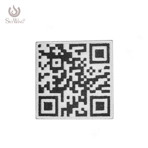 Parche bordado personalizado 2022, divertido código QR, accesorio para coser 3D para tela de fieltro personalizada, nuevo diseño, instrucciones de costura - Product Image 1