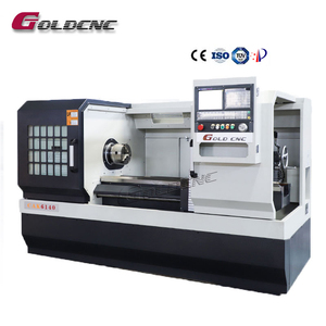 GOLDCNC CAK6140高品质卧式数控金属车床简单操作平板设计，适用于中型加工 - Product Image 1