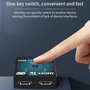 Convertidor de adaptador divisor de conmutador HDTV bidireccional 4K HD conmutador 2 en 1 salida 1x2 2x1 interruptor Hd para PS4/3 TV Box - Product Image 5