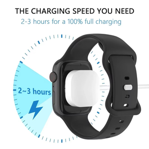 นาฬิกาแม่เหล็กแบบไร้สายที่ชาร์จสำหรับ Apple Watch Series 10 S9 8 7/ 6 5 4 3 SE ที่ชาร์จแบบพิเศษ Type-C USB สองอินเตอร์เฟซเสริม - Product Image 3