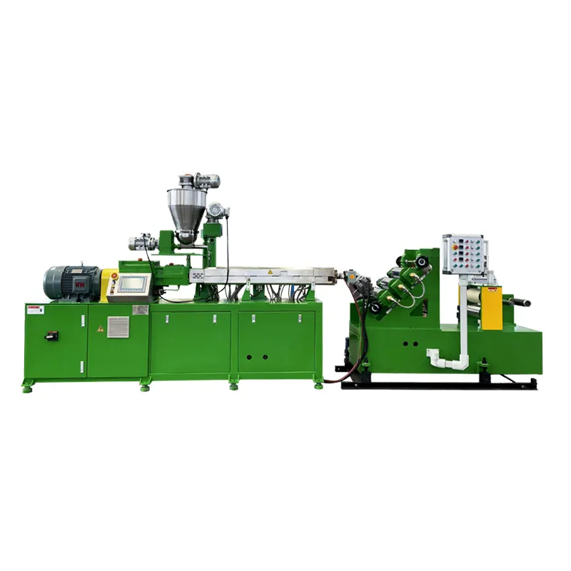 extrusion machine twin double screw extruder with pelletizer