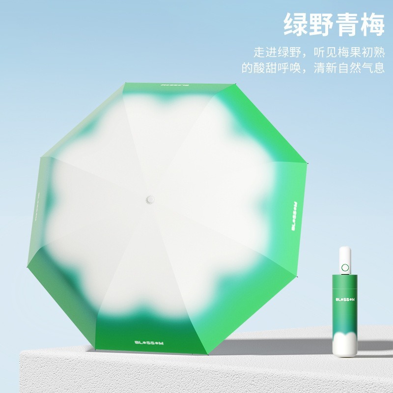 Modelo automático de hueso de ciruela verde de campo verde