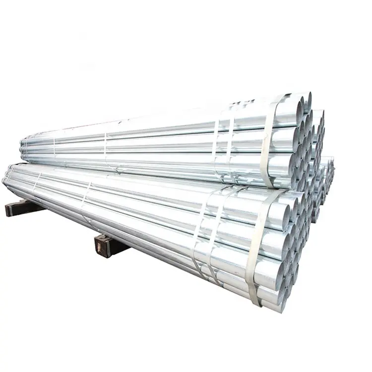 Tubo de aço galvanizado imperdível, tubo/tubo para estrutura de triciclo elétrico, sem costura, tubulação galvanizada