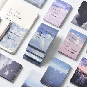Mini bolsillo portátil la escuela establece 16 nuevo diseño cuadernos 100 hojas de papel notas almohadillas - Product Image 1