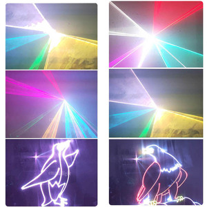 RGB15W 15W Outdoor Laser Projetor Light Show Sistema Full Color Animação RGB Laser sistema