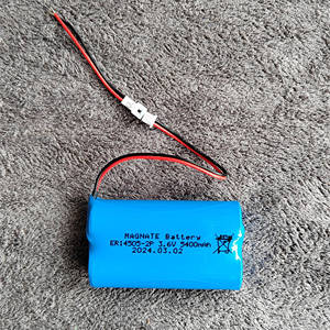 ER14505M 3.6V 2200mah birincil lityum AA pil uzaktan kumanda ve tüketici elektroniği için teller ve konektör ile - Product Image 5
