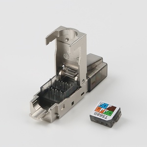 STP Cat.6A Cat7 RJ45 spina modulare Toolless Computer Internet LAN cavo RJ45 connettore cavi di comunicazione - Product Image 3
