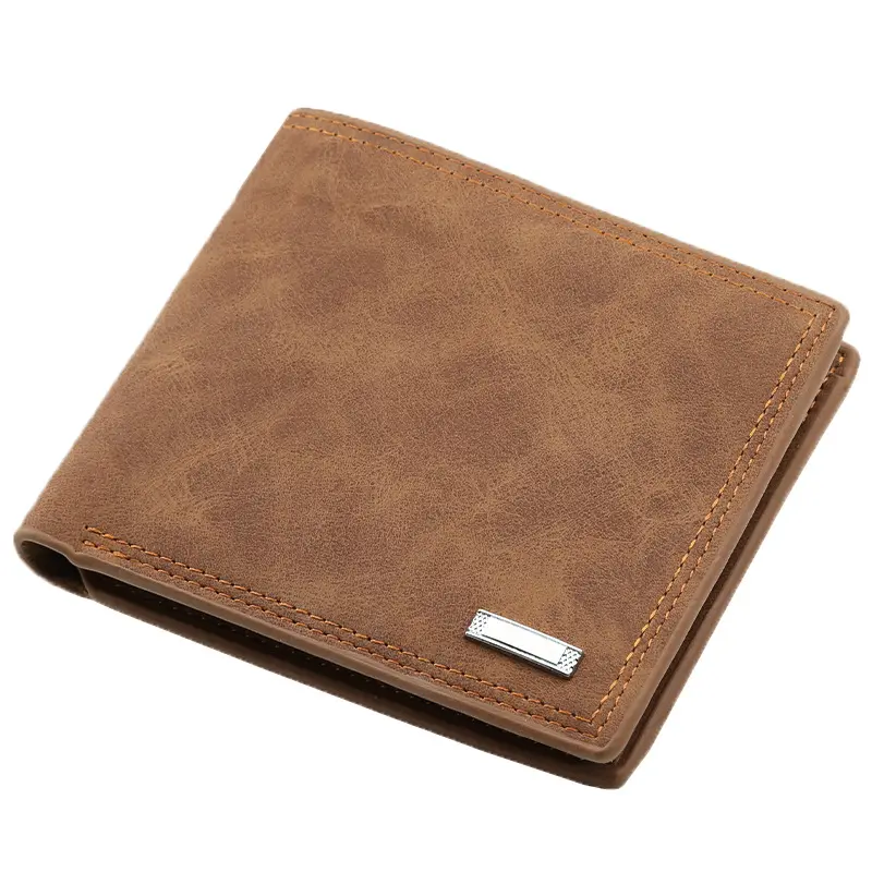 Neuer Designer modische Tasche Luxus Kunststoff Minimalistischer Geldbeutel Portemonnaie für Herren Leder-Handtasche