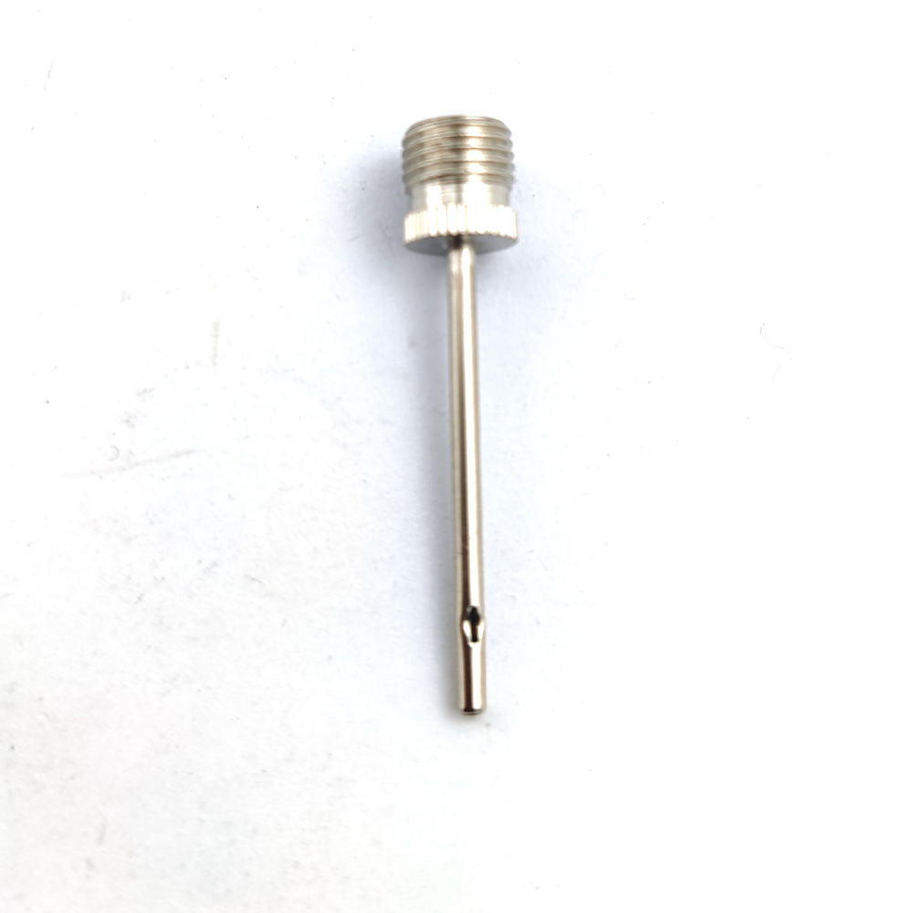 38 total length copper ball needle silver