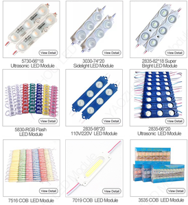 ホット販売SMD2835RGB自己調光55161.5W防水IP67屋外RGB点滅LEDモジュールライトレターサイン広告用 - Product Image 6