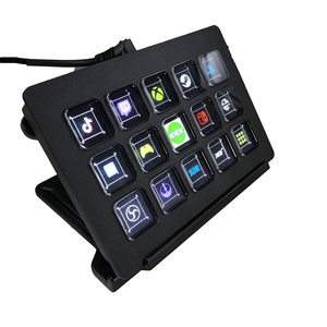 2023 Lazada Hot Selling Same Model Stream Deck Supports OEM and Small Orders 15-Key Visual Custom <strong>Programmable</strong> Macro <strong>Keyboard</strong> - Product Image 1