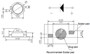 Smd Bi renkli Led 850nm Ir diyot 940 Ir Cctv Led yüksek güç Cctv için 3w IR Led - Product Image 2