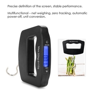 50Kg 10g Portable Handheld Luggage Scale Mini Digital Travel Bag Suitcase Scale Fish <strong>Hook</strong> <strong>Hanging</strong> Scale Digital LED <strong>Display</strong> - Product Image 6