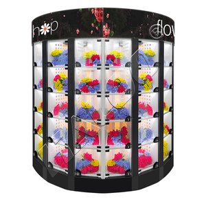 Haloo Máy bán hàng tự động Nhà cung cấp 24 giờ ngoài trời tươi cắt hoa Máy bán hàng tự động cho Cửa hàng Hoa bó hoa - Product Image 1