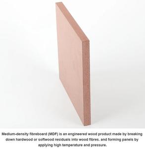 ファクトリーアウトレットプレーンMdf高密度シート2-25mmファイバーボード密度ボードMdf - Product Image 4
