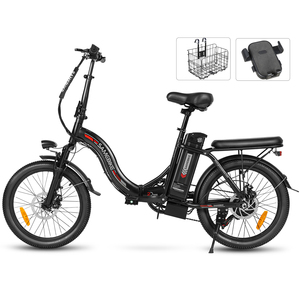 2024 Neues SAMEBIKE Adult Electric Cargo Bike 20 Zoll <span class=keywords><strong>36V</strong></span> 12AH Lithium batterie Bürstenloser Naben <span class=keywords><strong>motor</strong></span> 350W <span class=keywords><strong>Ebike</strong></span> Faltrad