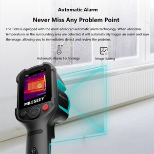 กล้องถ่ายภาพความร้อนแบบมือถือ MiLESEEY TR10 ความละเอียดภาพความร้อน 192x192 ความไว <50mk ความละเอียดจอแสดงผล 240x240 <span class=keywords><strong>6</strong></span> สี - Product Image 3