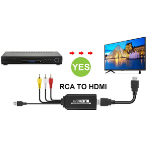 RCA至HDMI转换器电缆内置正宗高清芯片高级信号处理，分辨率1080P - Product Image 1