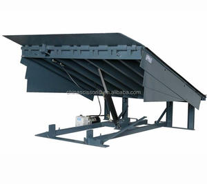 Work Height 0.55-1.6 m Energy-Saving Electric Dock Leveler 15 TON <strong>Automatic</strong> Stationary Dock Leveler - Product Image 1