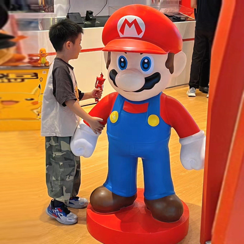 Mario de 130cm con base roja