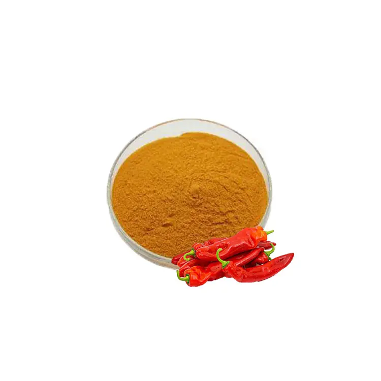 Oleorresina 6% Extracto de chile rojo comestible pimienta picante polvo de extracto de pimiento rojo