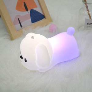 <strong>New</strong> Design Wholesale <strong>Hot</strong> Sale Silicone Night Light Cartoon Color Changing Animal <strong>LED</strong> Bedside Lamp Silicone Night Light Panda - Product Image 5