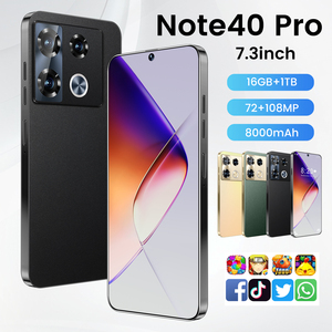 解锁定制原始笔记40专业智能手机16gb + 1TB安卓13.0法语操作高清108MP全球定位系统LTE欧盟游戏插头 - Product Image 2
