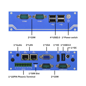 HBA-N11 J1900 Mini Pc 2* <strong>LAN</strong> 3*HDM I 3*USB Windows OS Portable Office Home Computer.