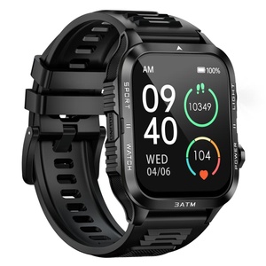 Cr222 1.96 "Màn Hình 3ATM Không Thấm Nước Smartwatch 880MAh Pin Lớn Mạnh Mẽ Đèn Pin Ngoài Trời Thông Minh Đồng Hồ Cho Nam Giới - Product Image 3