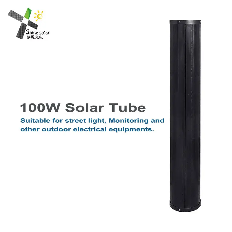 Các nhà sản xuất bán buôn cứng nhắc kính cong Tấm pin mặt trời 50W 100W 120W 200W xi lanh panel năng lượng mặt trời cho ống năng lượng mặt trời cho ánh sáng đường phố