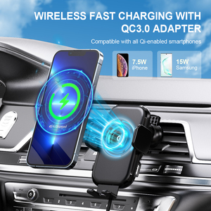 Simple USB X <strong>2</strong> <strong>in</strong> <strong>1</strong> Wireless Car Charger for Car Fast Charging Phone Holder - Product Image 6