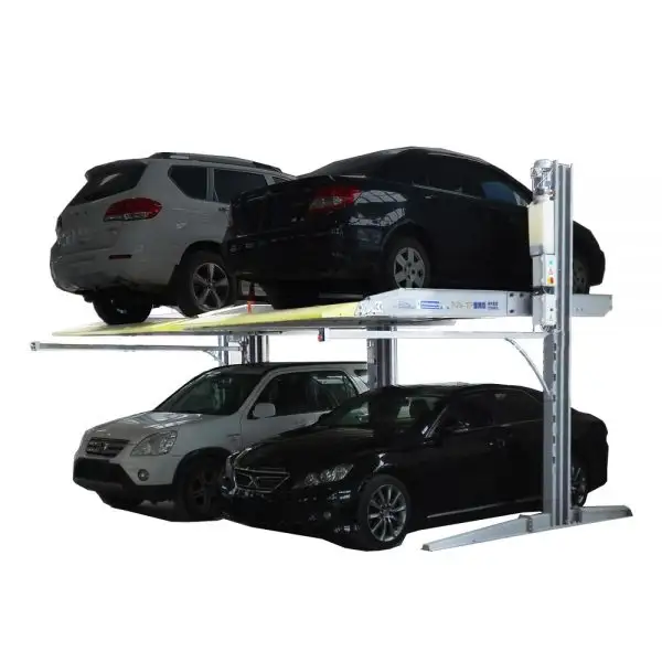 Elevador de estacionamiento de doble poste para coche, sistema de estacionamiento de 2 postes, elevador de coche para garaje doméstico, estacionamiento Vertical