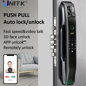 UNITK porta anteriore TUYA wifi citofono riconoscimento del volto smart serratura della porta con la macchina fotografica e wifi - Product Image 2