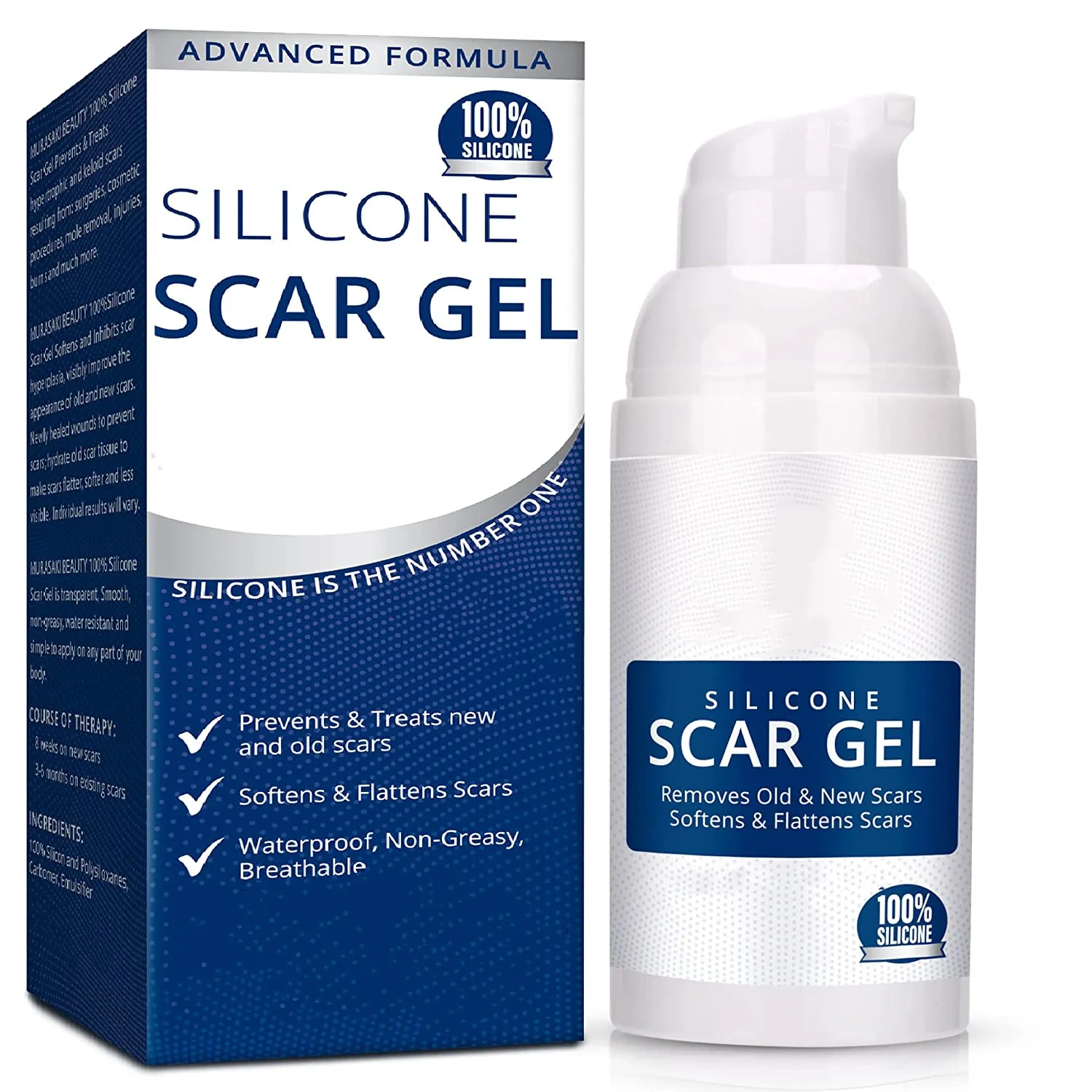 Private Label Advanced Silicone Scar Removal Cream 100% Silicone Gel For New Scar Old Scar