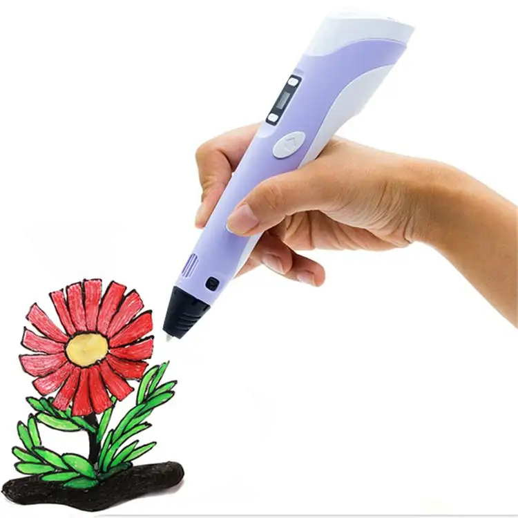 2021 grandes vendas preço baixo estéreo scopic 3dpen desenhar way seu sonho criança 3d impressora caneta das crianças 3Dpen-2 Com LCD